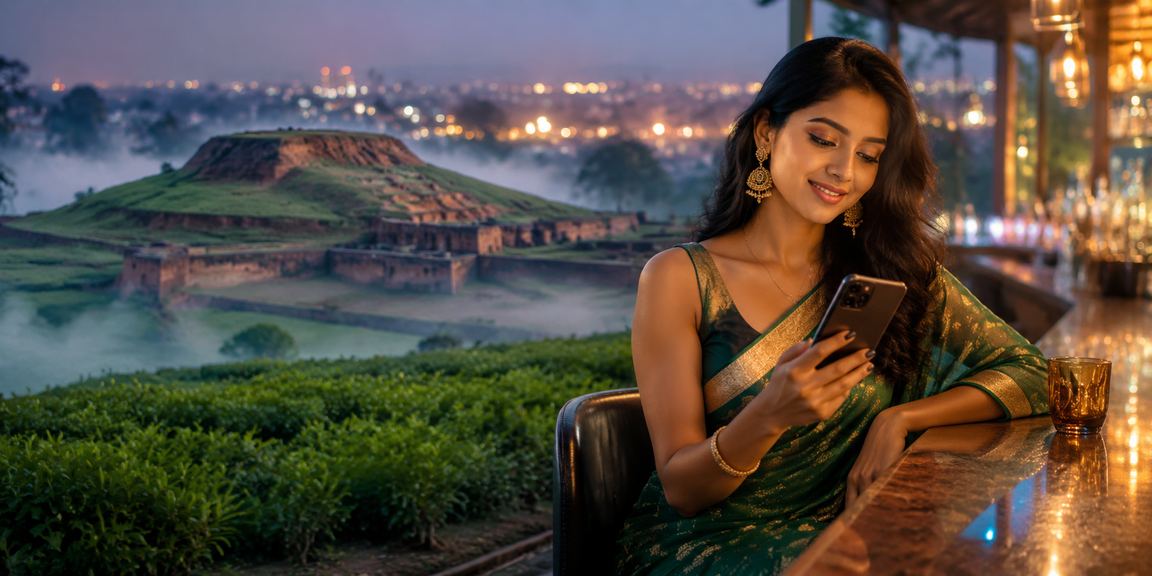 বগুড়ার চা বাগানে ক্যাসিনো অ্যাপ ব্যবহাররত খেলোয়াড়